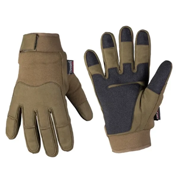 Nieprzemakalne ocieplane rękawice dla ochroniarzy