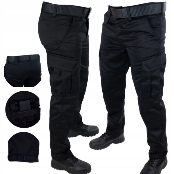 Spodnie dla ochroniarzy na szeroki Pas – mocne szlufki (1)