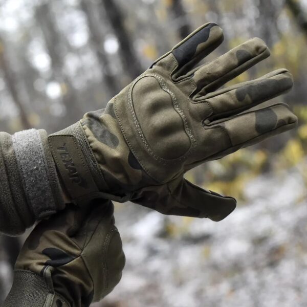 Wzmacniane rękawice z osłoną dłoni dla ochroniarzy