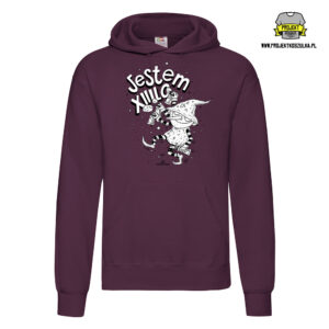 XIII LO bluza burgundowa krasnal XIII LO bluza burgundowa krasnal