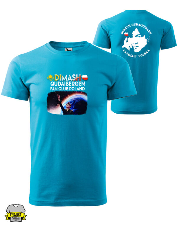 Dimash Qudaibergen fan club men's t-shirt – larger size koszulka męska fanklubu Dimash Qudaibergen - większy rozmiar