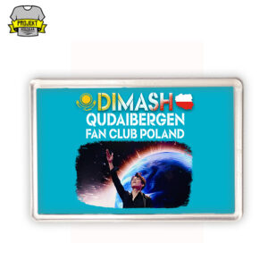 magnes poziomy z napisem fanklubu Dimash Qudaibergen magnes poziomy z napisem fanklubu Dimash Qudaibergen