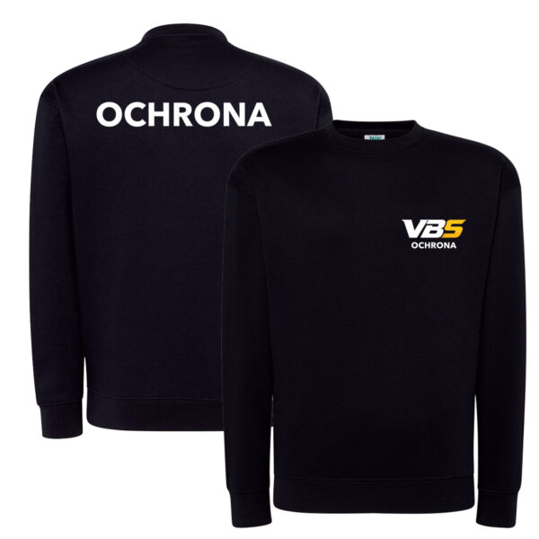 Mocna bluza bez kaptura dla ochroniarzy