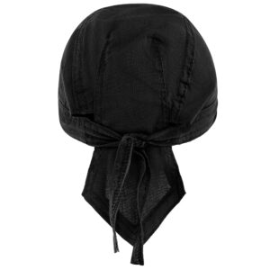 Bandana komfortowa czarna dla ochroniarzy