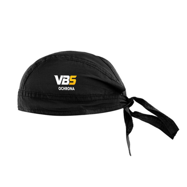 Bandana komfortowa czarna dla ochroniarzy Bandana komfortowa czarna dla ochroniarzy