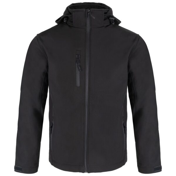 Softshell z kapturem dla ochrony – tył Softshell z kapturem dla ochrony – tył