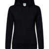 Bluza damska z kapturem kangurka z własnym nadrukiem – granatowy Bluza damska z kapturem kangurka z własnym nadrukiem – granatowy