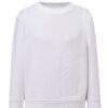 Bluza dziecięca dresowa bez kaptura z własnym nadrukiem – biały Bluza dziecięca dresowa bez kaptura z własnym nadrukiem – biały