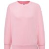 Bluza dziecięca dresowa bez kaptura z własnym nadrukiem – różowy Bluza dziecięca dresowa bez kaptura z własnym nadrukiem – różowy