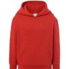 Bluza dziecięca z kapturem kangurka z własnym nadrukiem – czerwony Bluza dziecięca z kapturem kangurka z własnym nadrukiem – czerwony