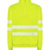 Bluza ostrzegawcza rozpinana z nadrukiem – żółty jaskrawy Bluza ostrzegawcza rozpinana z nadrukiem – żółty jaskrawy