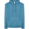 Bluza z kapturem ekonomiczna z własnym nadrukiem – niebieski petrol blue Bluza z kapturem ekonomiczna z własnym nadrukiem – niebieski petrol blue