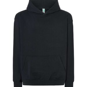 Bluza z kapturem oversize gruba z własnym nadrukiem – czarny