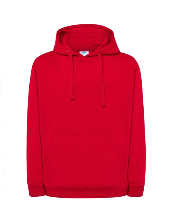 Bluza z kapturem w 34 kolorach z własnym nadrukiem – czerwony Bluza z kapturem w 34 kolorach z własnym nadrukiem – czerwony