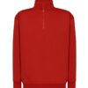 Bluza ze stójką zamek do połowy z własnym nadrukiem – czerwony Bluza ze stójką zamek do połowy z własnym nadrukiem – czerwony