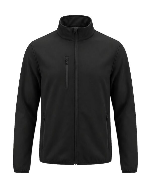 Kurtka softshell 10 kolorów z własnym nadrukiem – czarny Kurtka softshell 10 kolorów z własnym nadrukiem – czarny