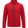 Kurtka softshell 10 kolorów z własnym nadrukiem – czerwony Kurtka softshell 10 kolorów z własnym nadrukiem – czerwony