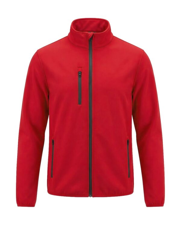 Kurtka softshell 10 kolorów z własnym nadrukiem – czerwony Kurtka softshell 10 kolorów z własnym nadrukiem – czerwony