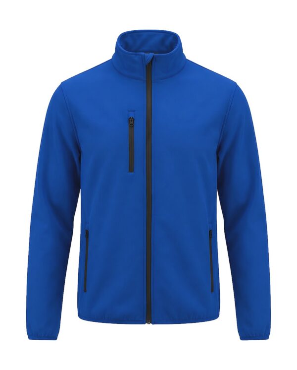 Kurtka softshell 10 kolorów z własnym nadrukiem – niebieski Kurtka softshell 10 kolorów z własnym nadrukiem – niebieski