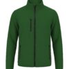 Kurtka softshell 10 kolorów z własnym nadrukiem – zielony butelkowy Kurtka softshell 10 kolorów z własnym nadrukiem – zielony butelkowy