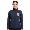 Kurtka softshell damska na deszcz z własnym nadrukiem Kurtka softshell damska na deszcz z własnym nadrukiem