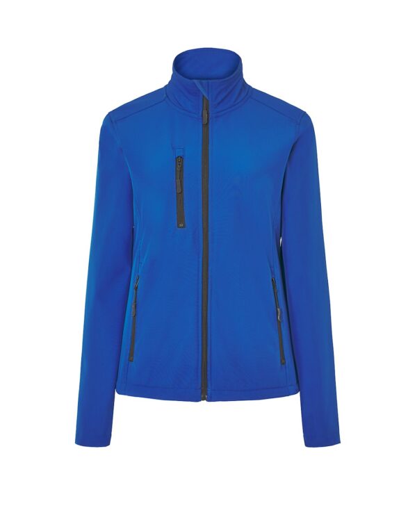 Kurtka softshell damska na deszcz z własnym nadrukiem Kurtka softshell damska na deszcz z własnym nadrukiem