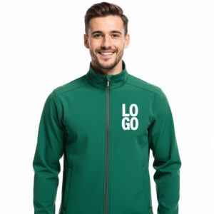 Kurtka softshell na wiatr i deszcz z własnym nadrukiem