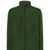 Kurtka softshell na wiatr i deszcz z własnym nadrukiem – zielony butelkowy Kurtka softshell na wiatr i deszcz z własnym nadrukiem – zielony butelkowy