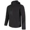 Kurtka softshell odpinany kaptur z własnym nadrukiem – czarny Kurtka softshell odpinany kaptur z własnym nadrukiem – czarny