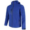Kurtka softshell odpinany kaptur z własnym nadrukiem – niebieski Kurtka softshell odpinany kaptur z własnym nadrukiem – niebieski