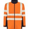 Kurtka softshell ostrzegawcza z nadrukiem – granatowo-pomarańczowy nyorf Kurtka softshell ostrzegawcza z nadrukiem – granatowo-pomarańczowy nyorf