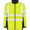 Kurtka softshell ostrzegawcza z nadrukiem – granatowo-żółty nysyf Kurtka softshell ostrzegawcza z nadrukiem – granatowo-żółty nysyf
