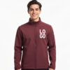Kurtka softshell wklejane zamki z własnym nadrukiem Kurtka softshell wklejane zamki z własnym nadrukiem