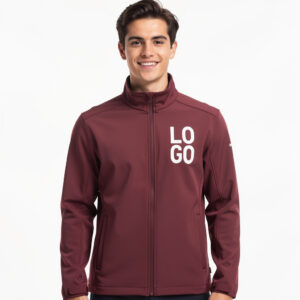 Kurtka softshell wklejane zamki z własnym nadrukiem