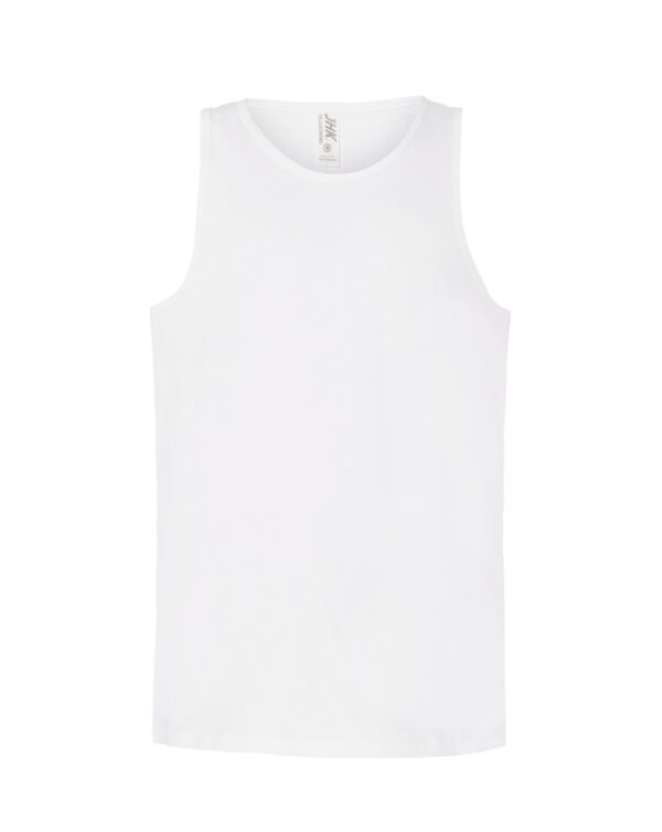 Tank top lekki na lato z własnym nadrukiem – biały Tank top lekki na lato z własnym nadrukiem – biały