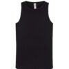 Tank top lekki na lato z własnym nadrukiem – czarny Tank top lekki na lato z własnym nadrukiem – czarny