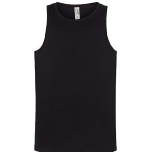 Tank top lekki na lato z własnym nadrukiem – czarny