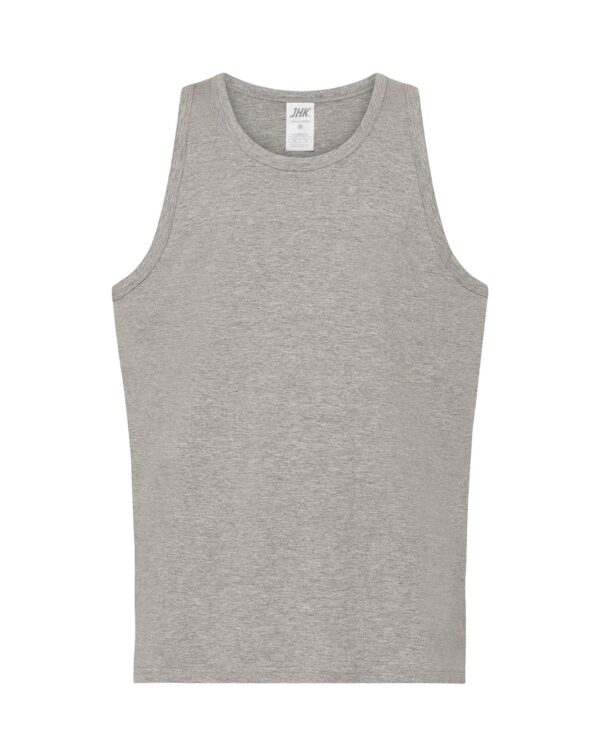 Tank top lekki na lato z własnym nadrukiem – szary Tank top lekki na lato z własnym nadrukiem – szary