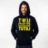Bluza ocieplana od środka z własnym nadrukiem Bluza ocieplana od środka z własnym nadrukiem