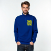 Bluza ze stójką zamek do połowy z własnym nadrukiem Bluza ze stójką zamek do połowy z własnym nadrukiem