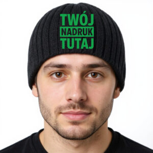 Czapka zimowa beanie w 16 kolorach z własnym nadrukiem Czapka zimowa beanie w 16 kolorach z własnym nadrukiem