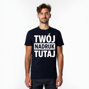 Koszulka gruba w 27 kolorach z własnym nadrukiem Koszulka gruba w 27 kolorach z własnym nadrukiem