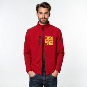 Kurtka softshell 10 kolorów z własnym nadrukiem Kurtka softshell 10 kolorów z własnym nadrukiem