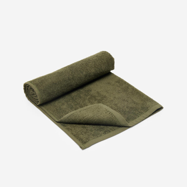 Ręcznik treningowy 90x50 cm z własnym nadrukiem Ciemny khaki Ręcznik treningowy 90x50 cm z własnym nadrukiem Ciemny khaki