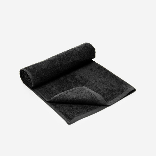 Ręcznik treningowy 90x50 cm z własnym nadrukiem Czarny Ręcznik treningowy 90x50 cm z własnym nadrukiem Czarny